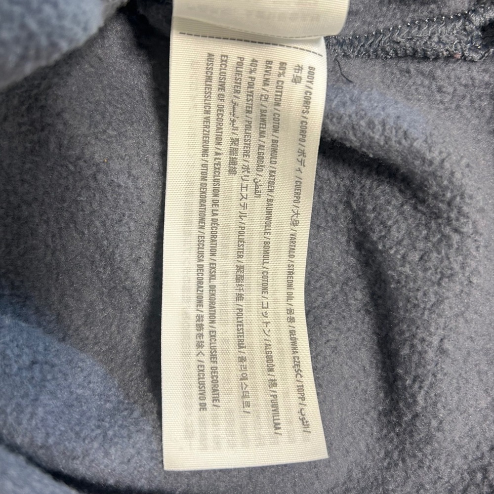 Abercrombie & Fitch Womens Mock Neck Sweatshirt Blue Gray‎ Raglan Pullover Large - Picture 6 of 6